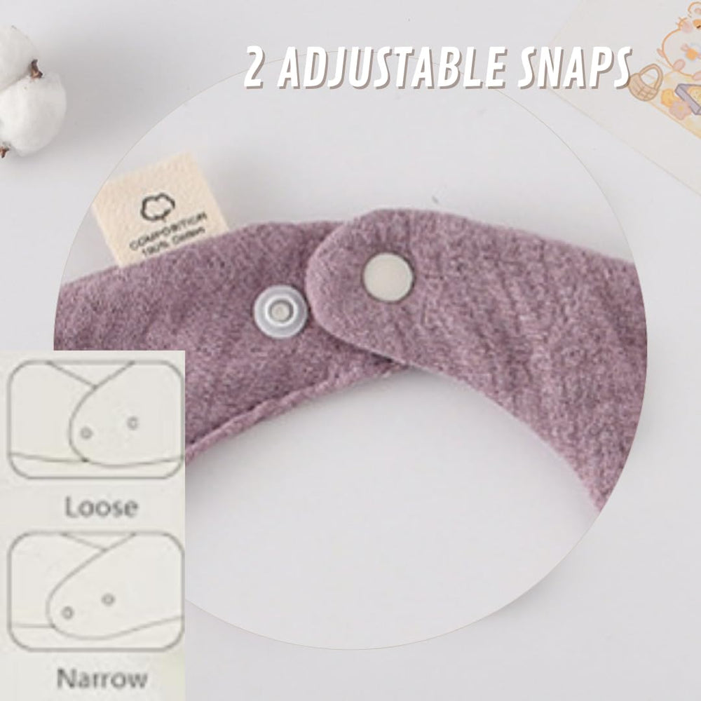 Canjolie machine-washable bib shown in a laundry setup.