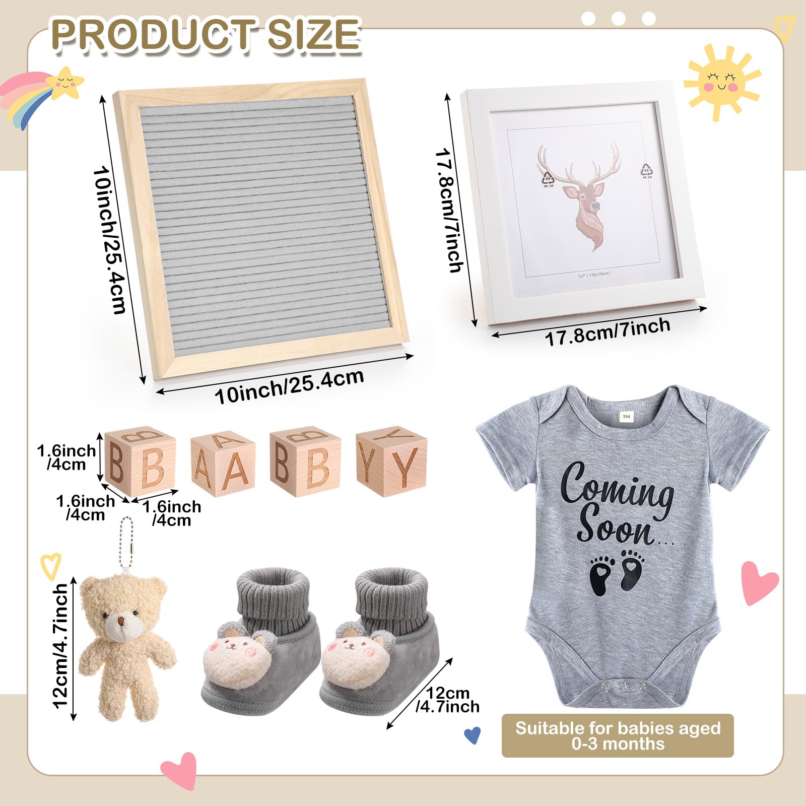 Canlierr baby bodysuit with coming soon design for adorable pregnancy reveal outfits