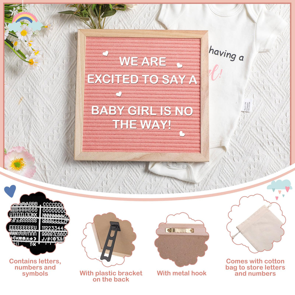 Canlierr pregnancy announcement set plush bear adds soft warmth to reveal styling