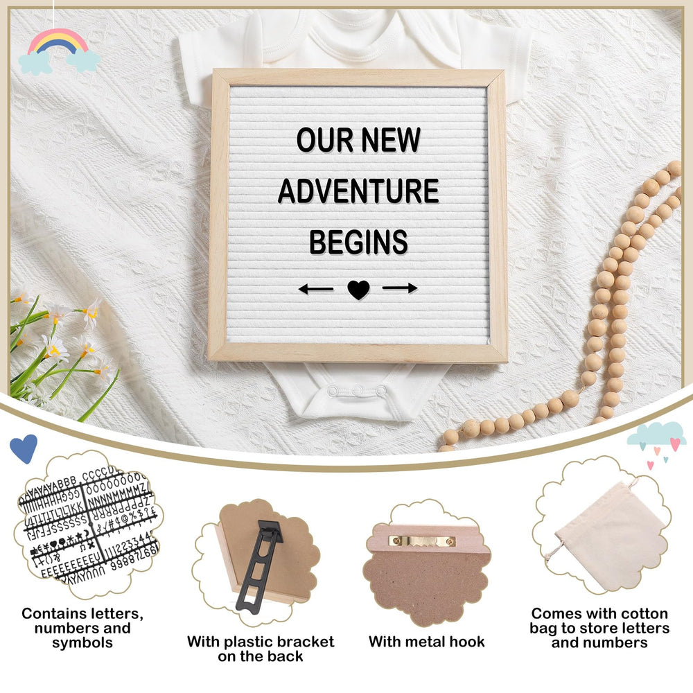 Canlierr 7-inch white photo frame to display ultrasound or memories