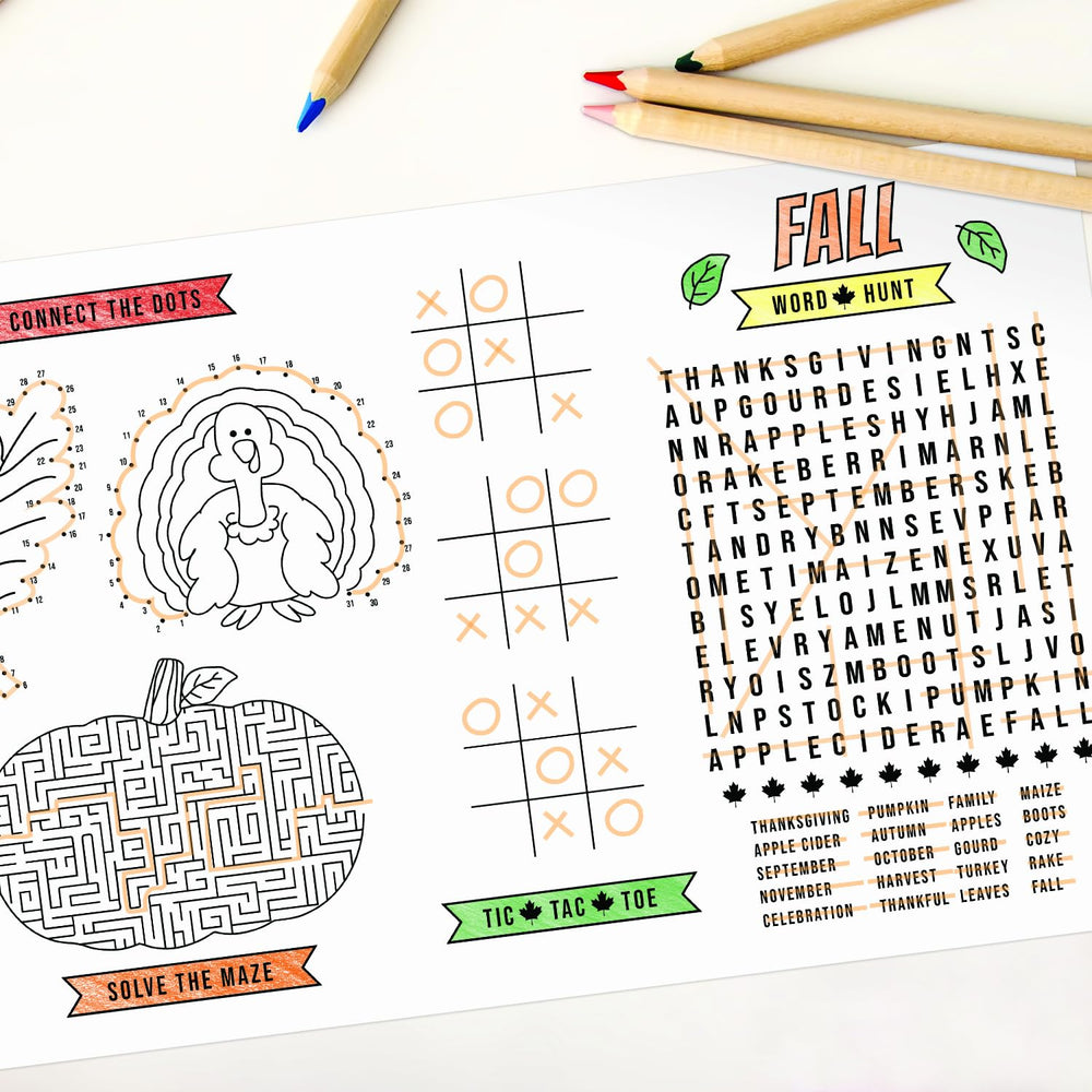 Canopy Street happy fall pumpkin design highlighting autumn decor and coloring activity