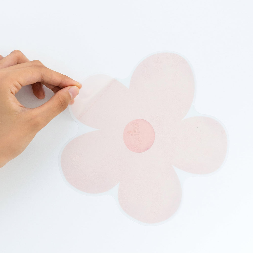 CANTLY daisy decals easily transform playrooms with lightweight removable decor.