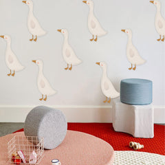 CANTLY geese wall art for kids rooms, durable indoor vinyl.