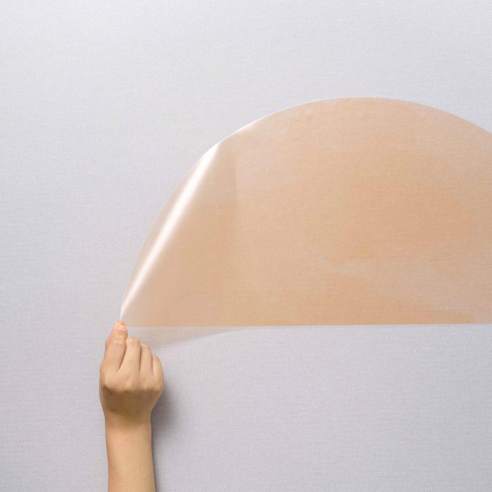 Cantly half-sun decal room-ambience captures cozy sunlit vibe in nurseries and rooms.