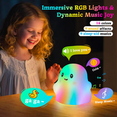 canvage silicone night light BPA-free for safe baby nursery lighting