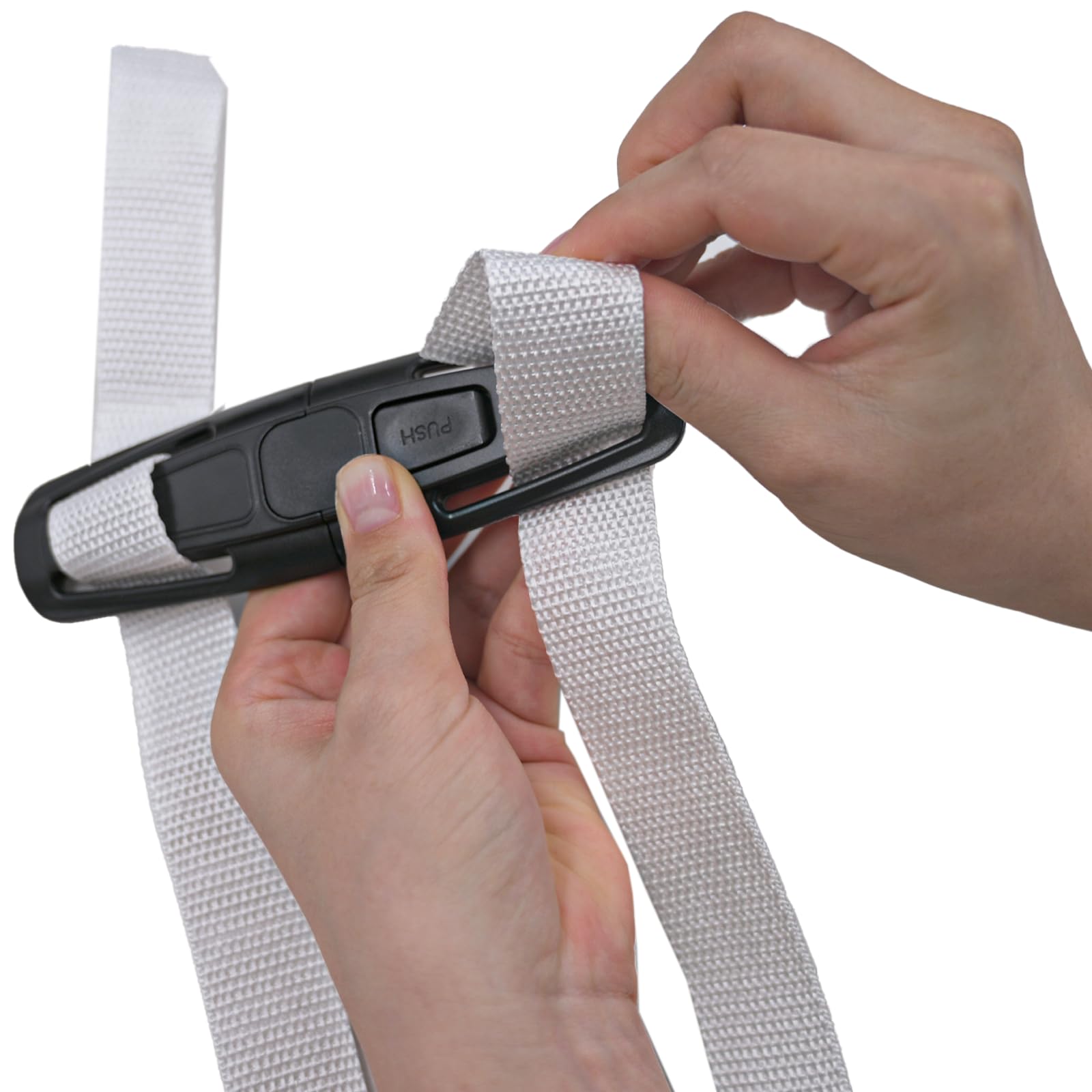 CaoXiong safety belt lock for stroller simplifies quick release with built-in unlock.
