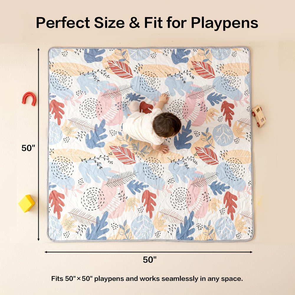 CAPAKIDDO play mat in bohemian pattern to elevate nursery decor