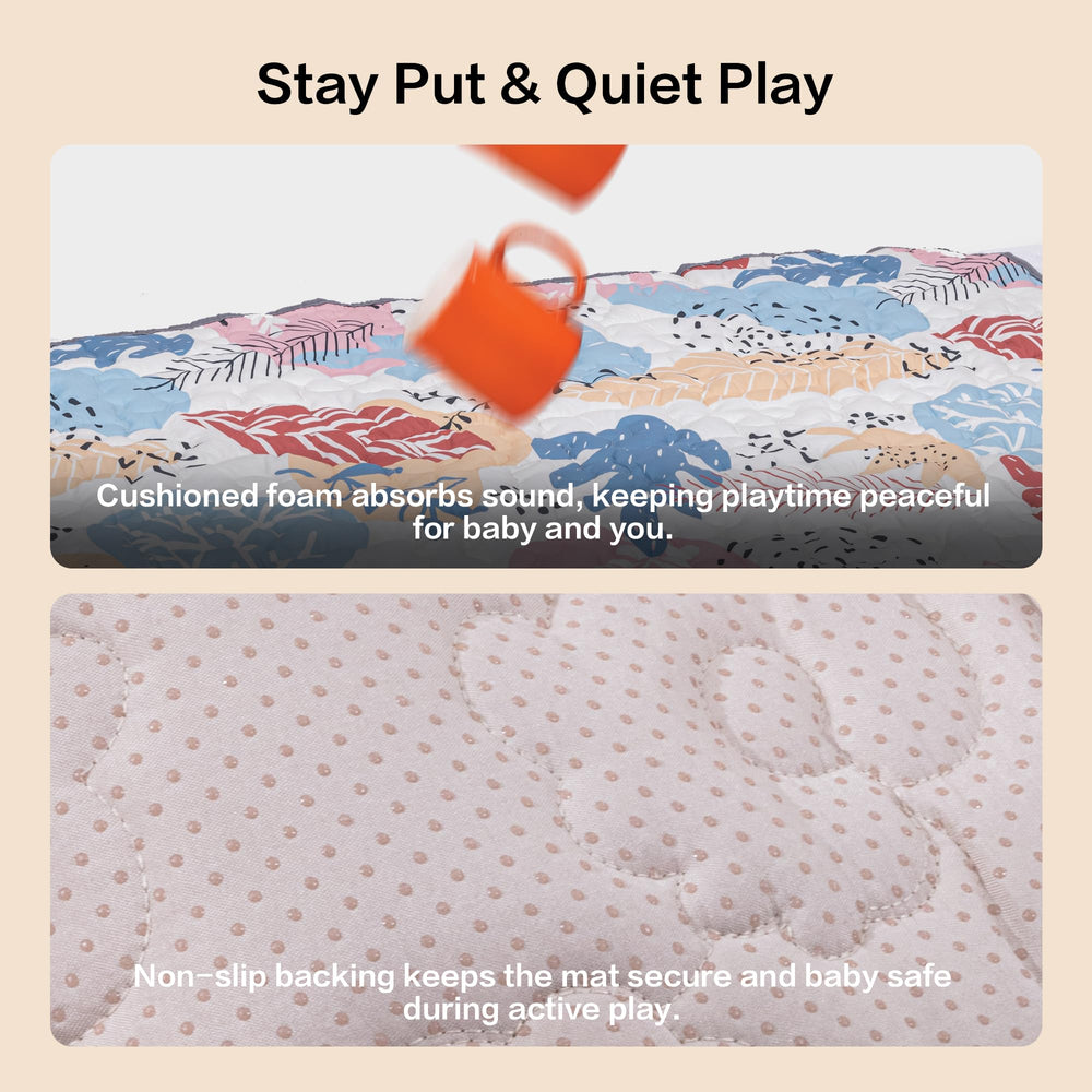 CAPAKIDDO play mat is machine-washable for easy mess management