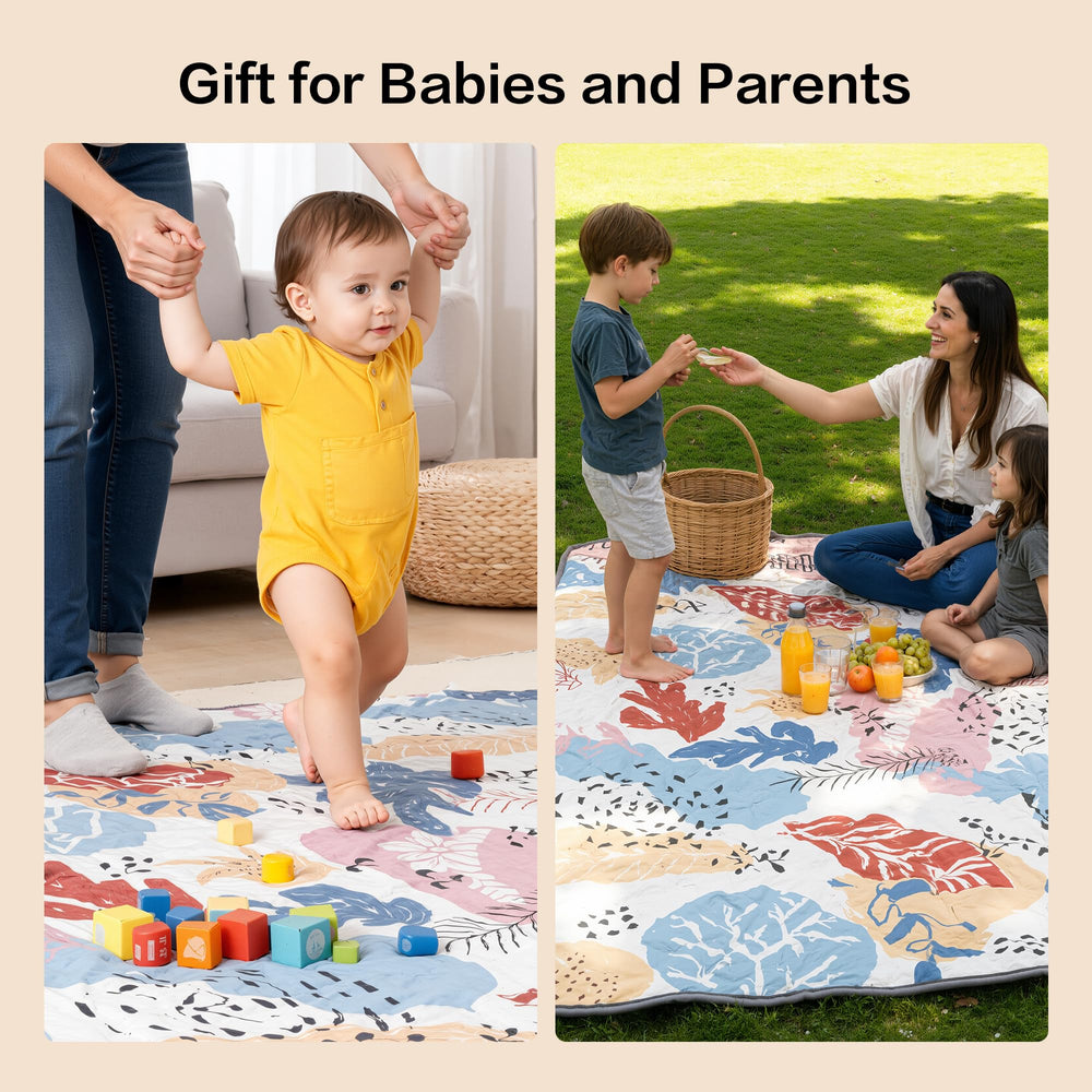 CAPAKIDDO play mat is pet-friendly and easy to keep clean