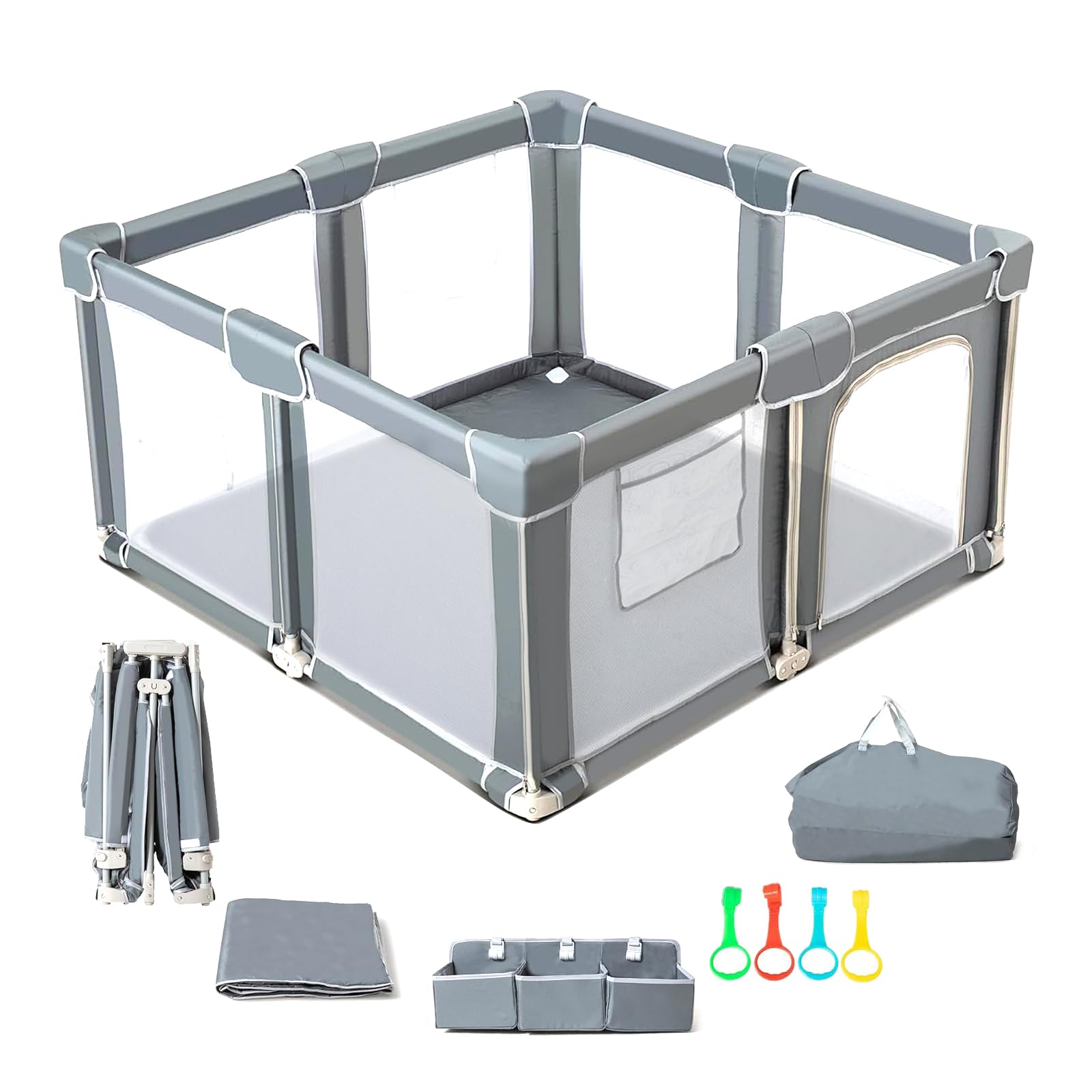 CAPAKIDS playpen mat included for comfortable cushioning during playtime