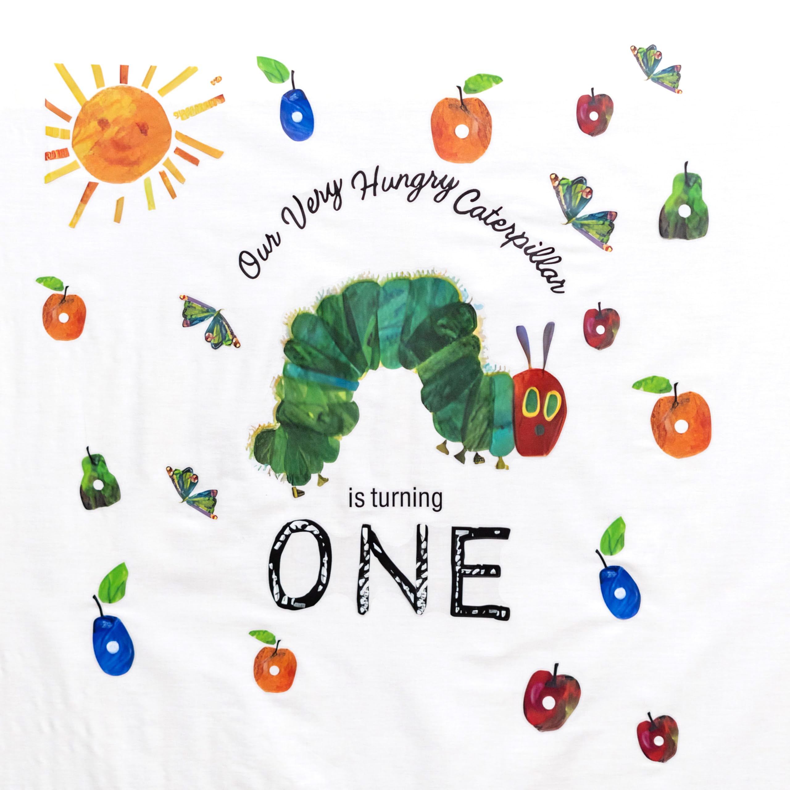 Capiont Caterpillar gender-neutral design suits boys and girls first birthday