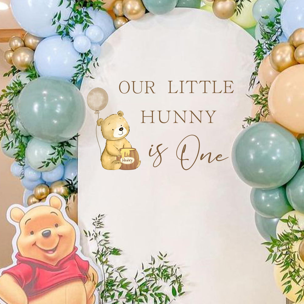 Capiont Our Little Hunny honey-themed backdrop boosts party ambiance