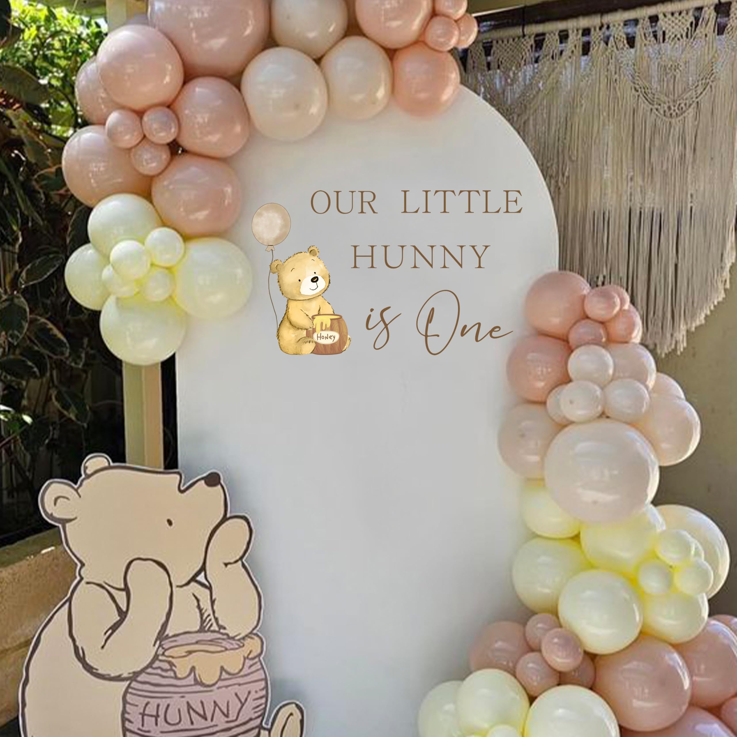 Capiont Our Little Hunny decal coordinates with bear party supplies