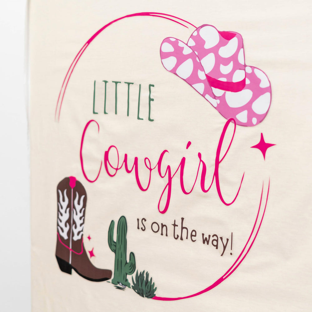 Capiont Pink Wild West wall decal adds whimsical Western charm.