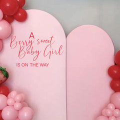 Capiont Strawberry theme wall decal adds playful berry vibes for a festive backdrop.