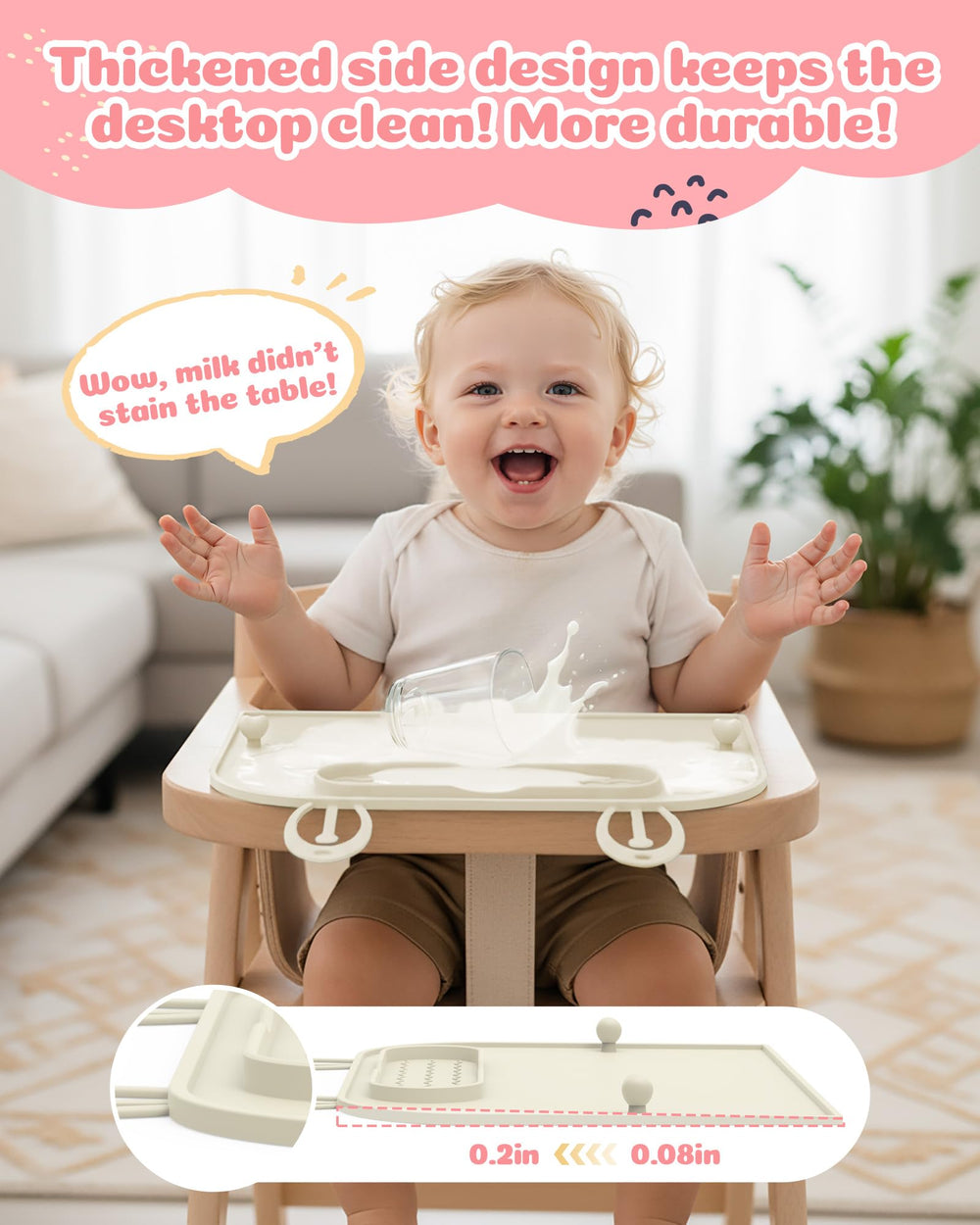 Captainbear placemats rolled compactly for travel and storage.