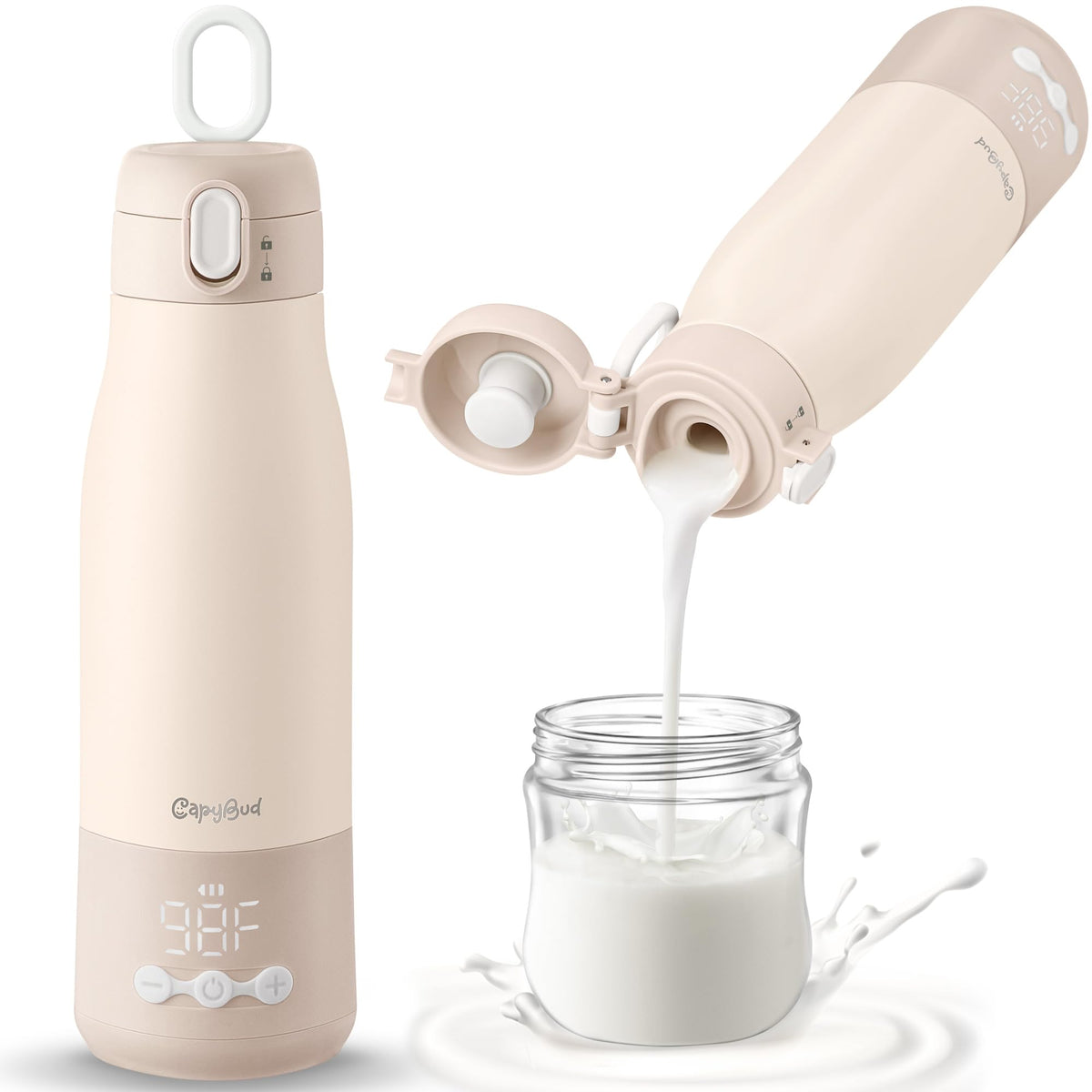 CapyBud bottle warmer travel-compact on-the-go warmth for feeding