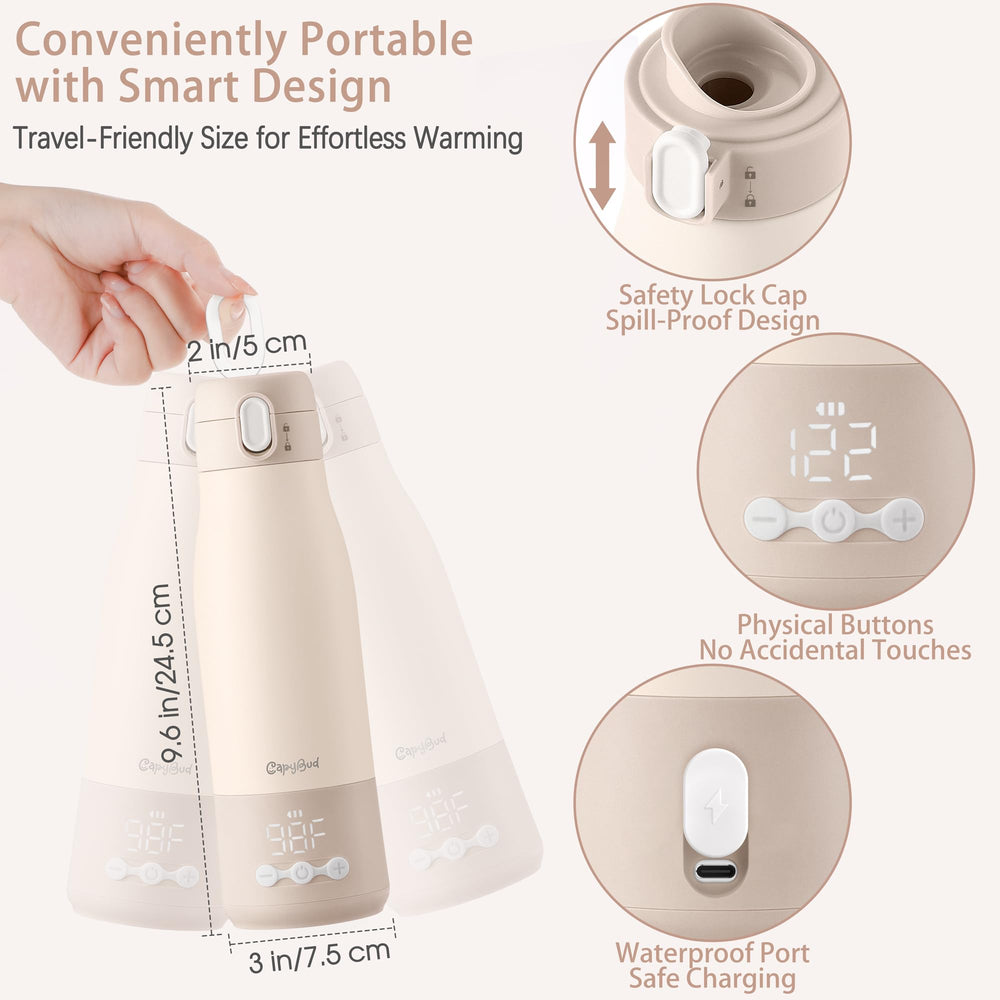 CapyBud tactile buttons prevent accidental changes for easy daily use