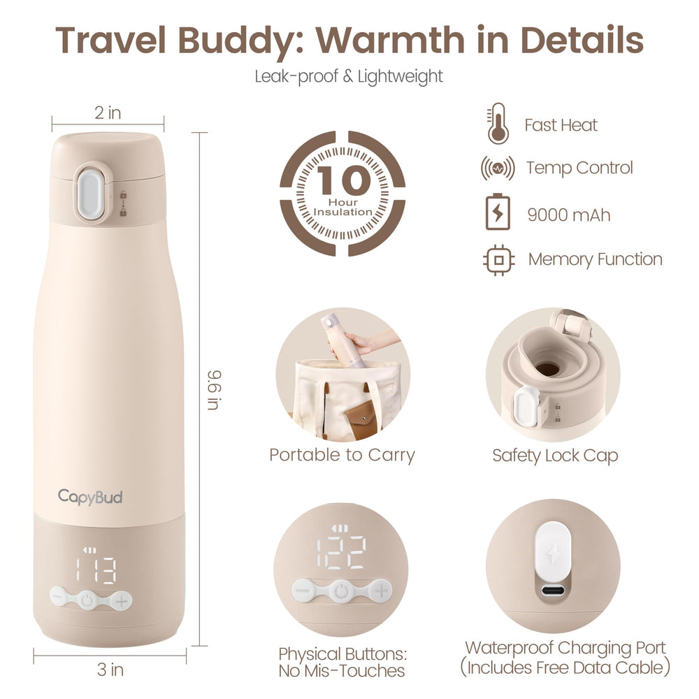CapyBud Type-C fast charging keeps you ready between uses.