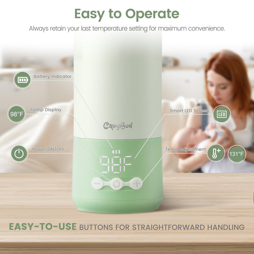 CapyBud USB charging makes refueling simple during travel.