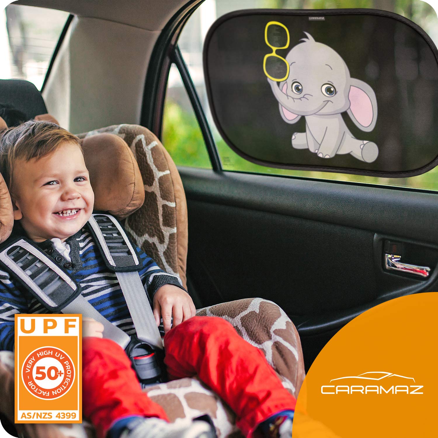 CARAMAZ window shade includes a premium pouch for storage.