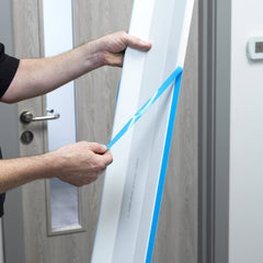 Cardea Solutions 120cm self-adhesive guard shown for quick tool-free installation