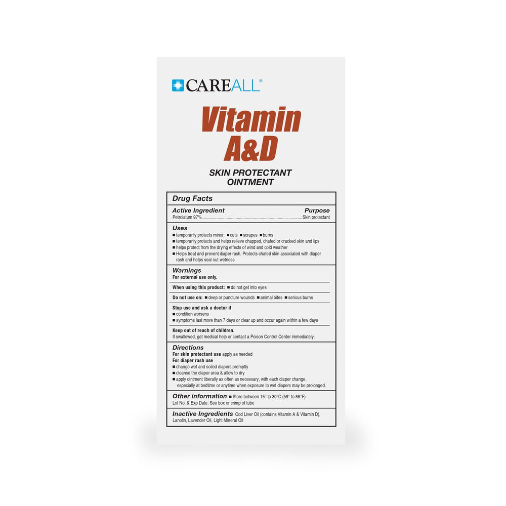 CareAll applying ointment to dry skin demonstrates soothing relief potential.