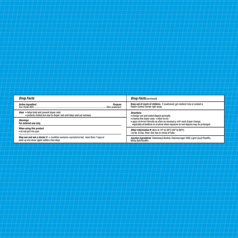 CareAll zinc oxide 20 barrier ointment sealing out wetness on skin.