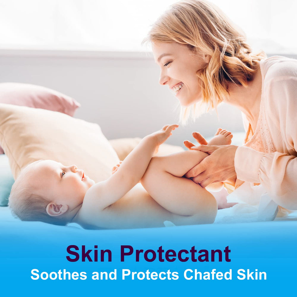 CareAll barrier ointment seals out moisture to keep skin dry.