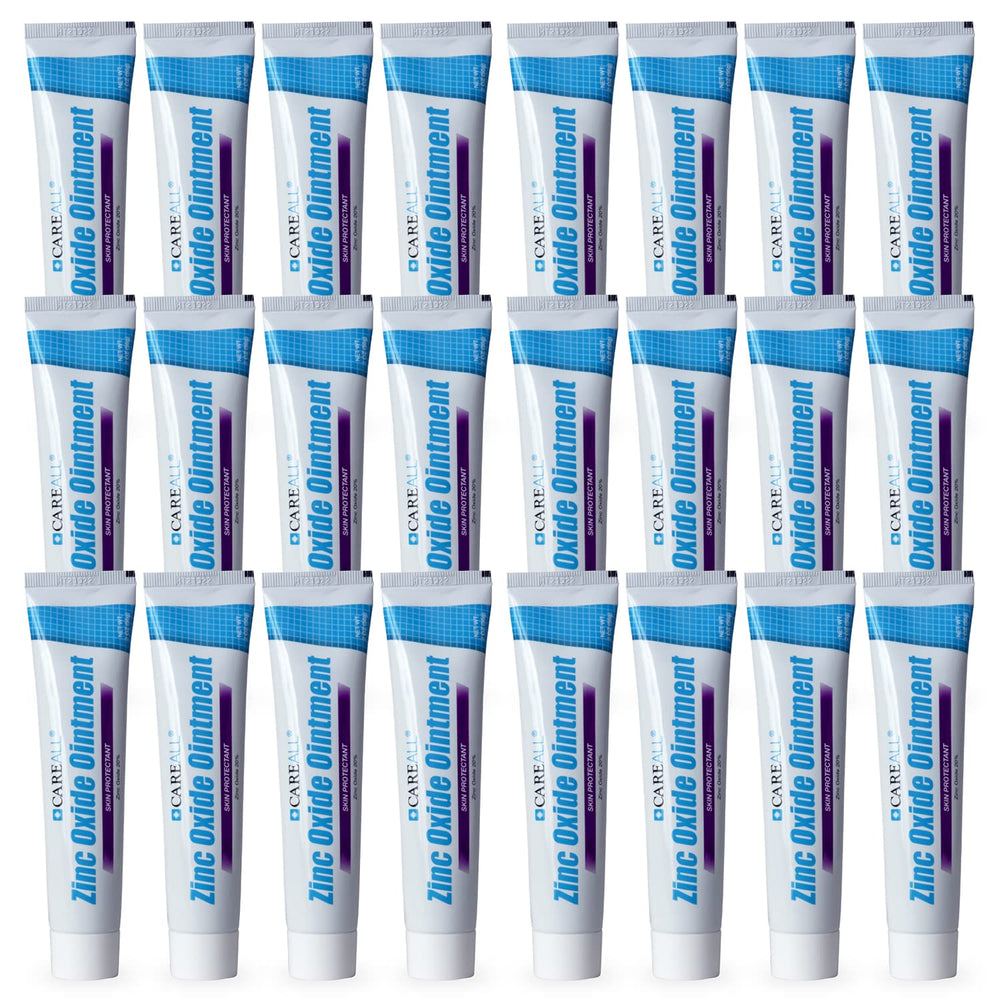 CareAll zinc oxide 20% ointment packaging for bulk diaper rash protection.