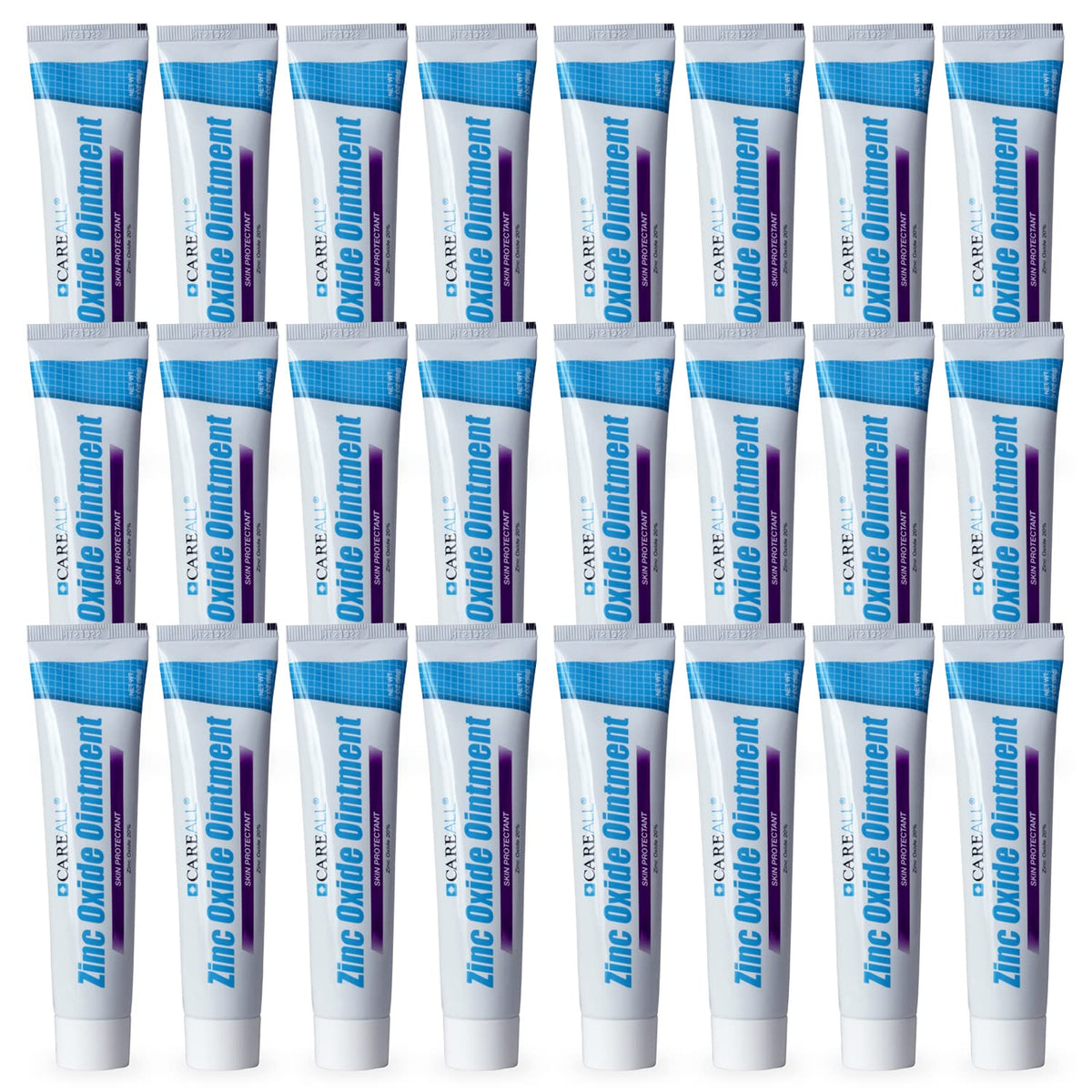 CareAll zinc oxide 20% ointment packaging for bulk diaper rash protection.