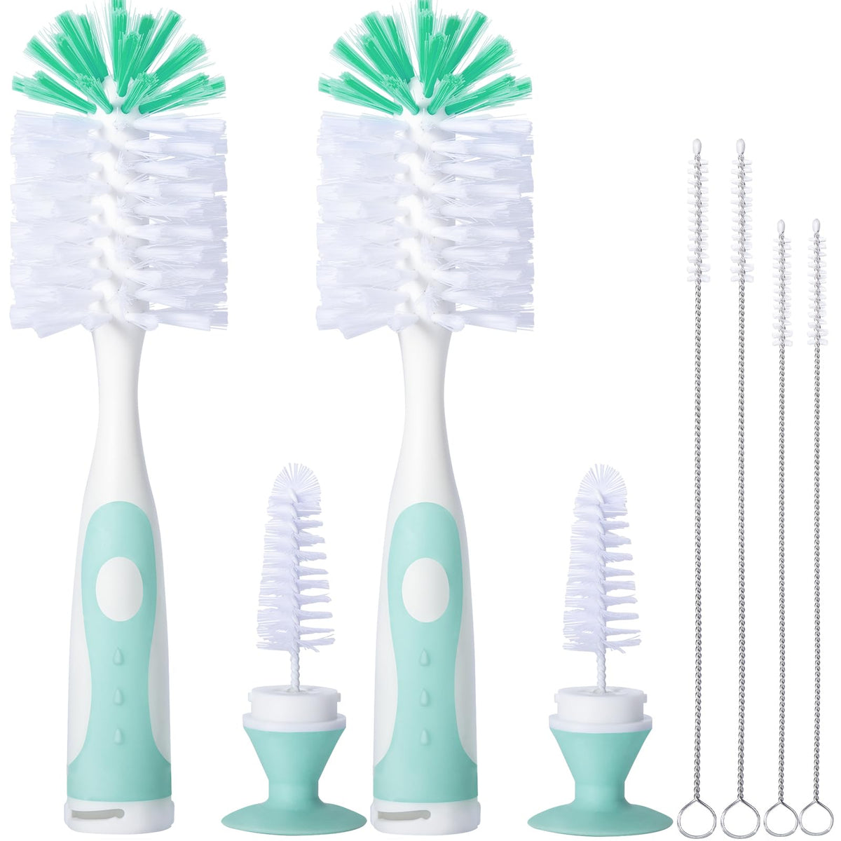 CareBabyMore bottle brush 102in cleans wide-neck bottles thoroughly