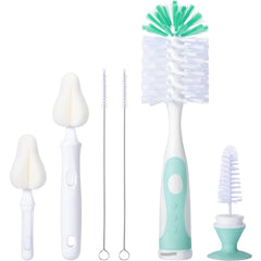 CAREBABYMORE bottle brush set 10-2in long brush cleans bottles corners efficiently