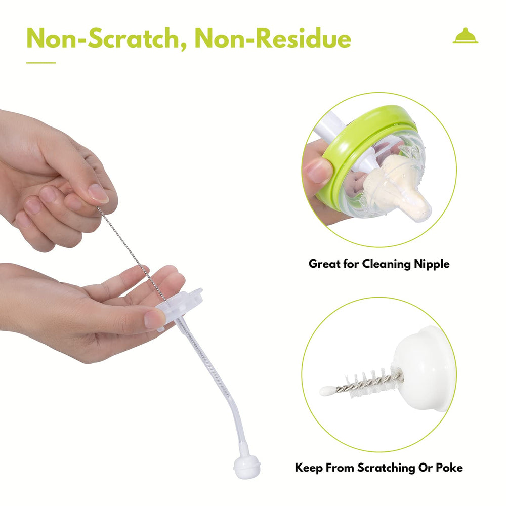 CAREBABYMORE cleaning-demo image showing brushes in action