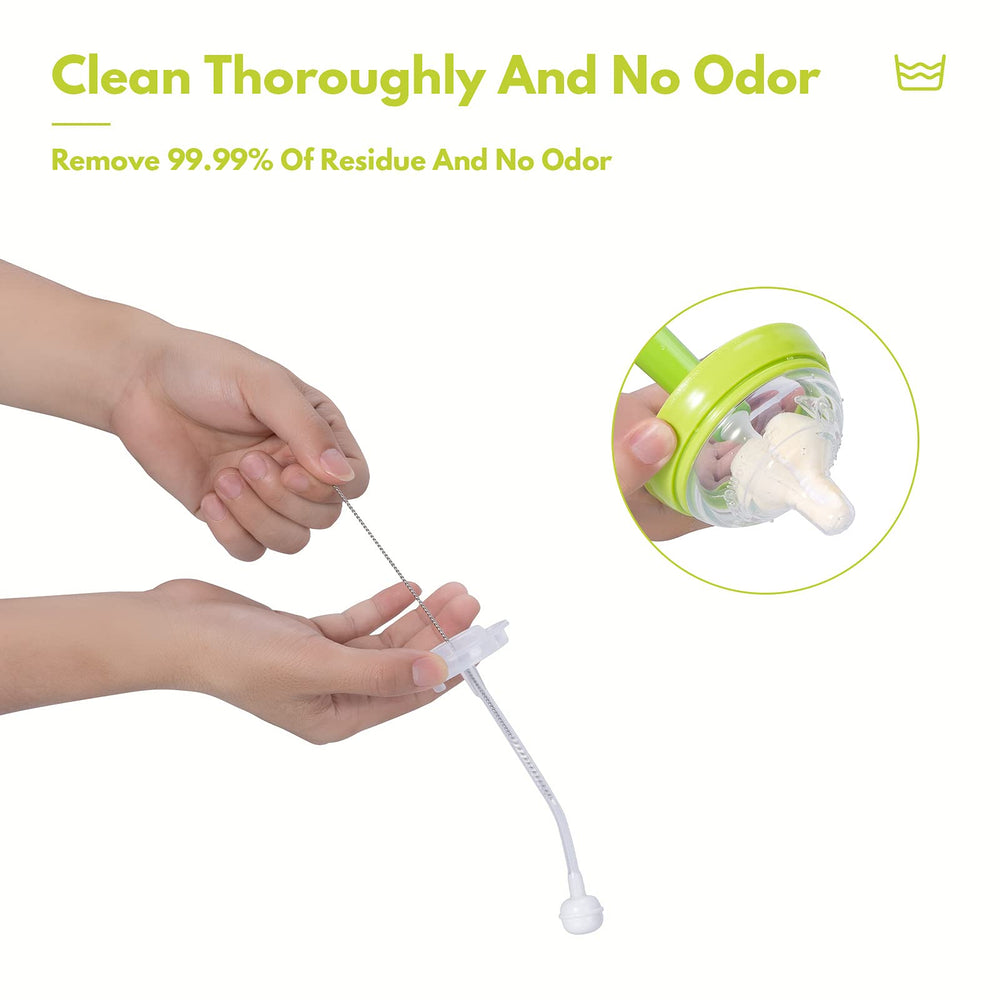 Carebabymore BPA-free sponge material delivers gentle yet thorough residue removal.