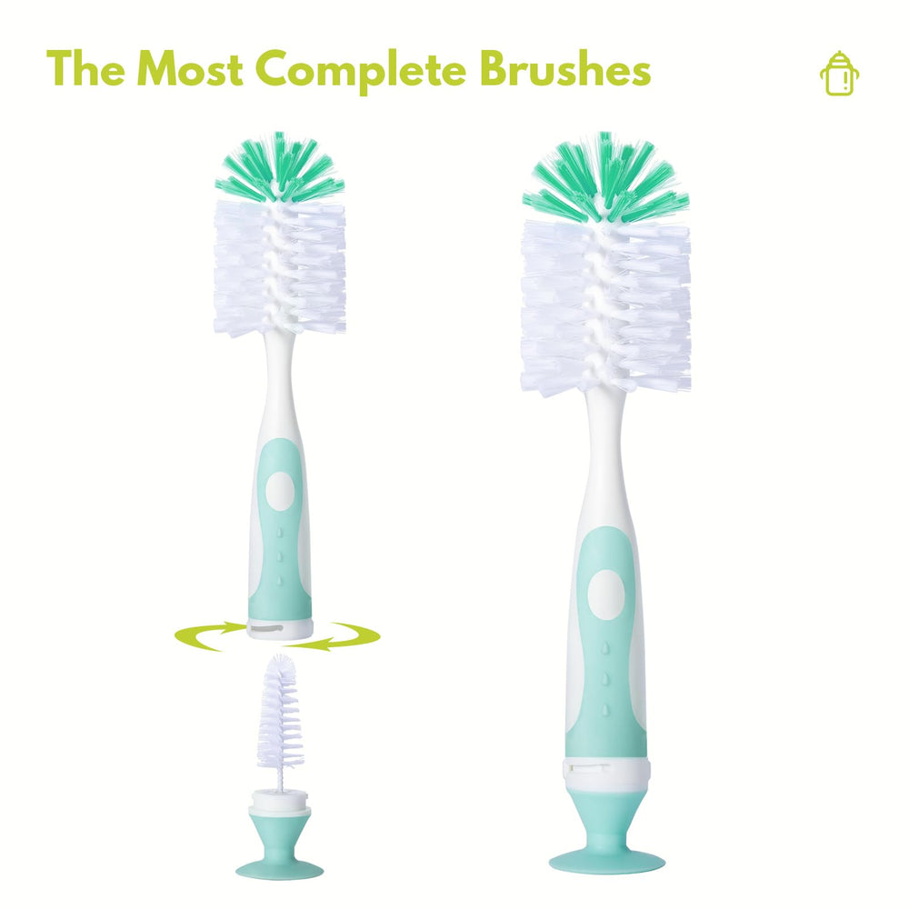 CAREBABYMORE brush stand suction base keeps brushes organized and ready