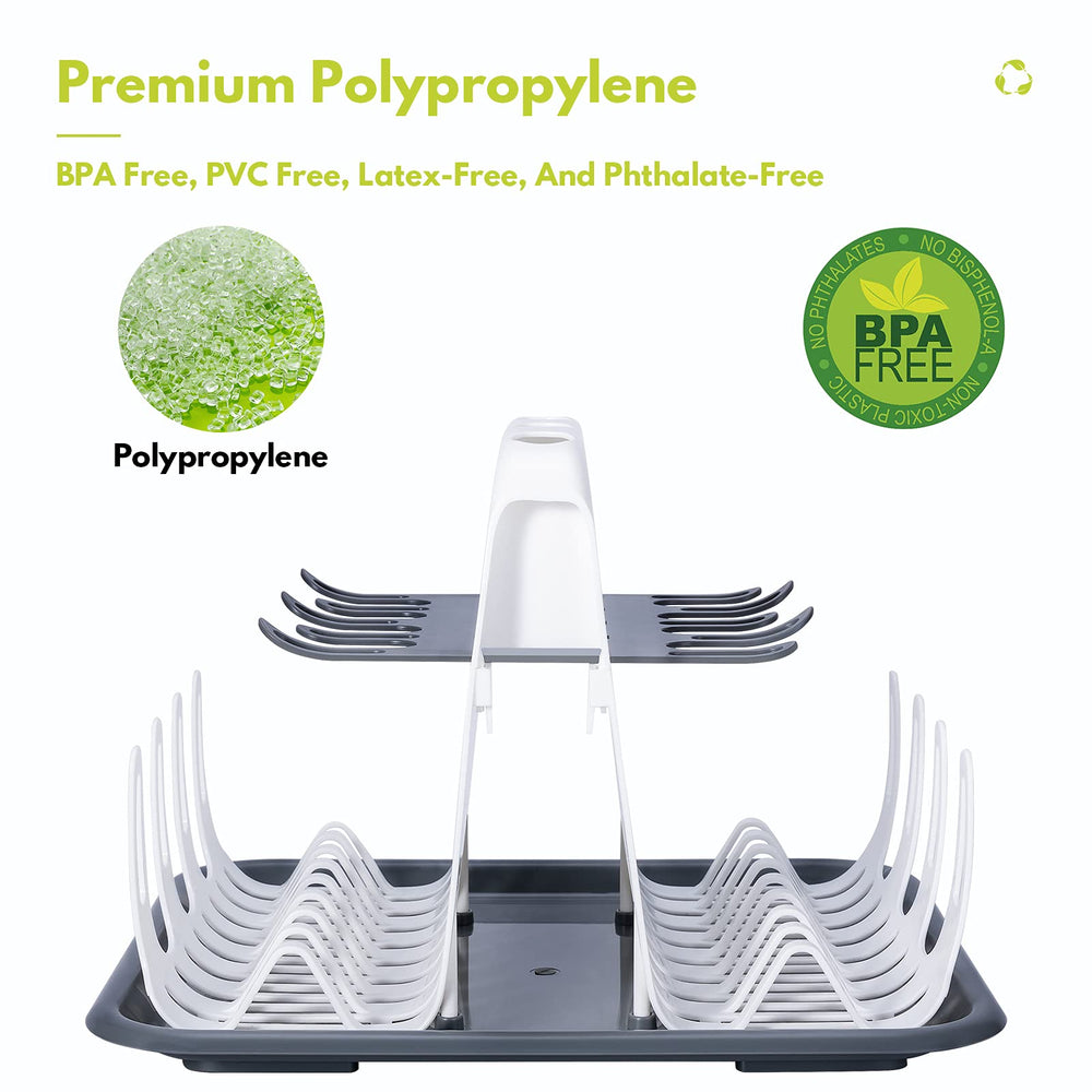 CAREBABYMORE universal-fit drying rack accommodates bottles and accessories