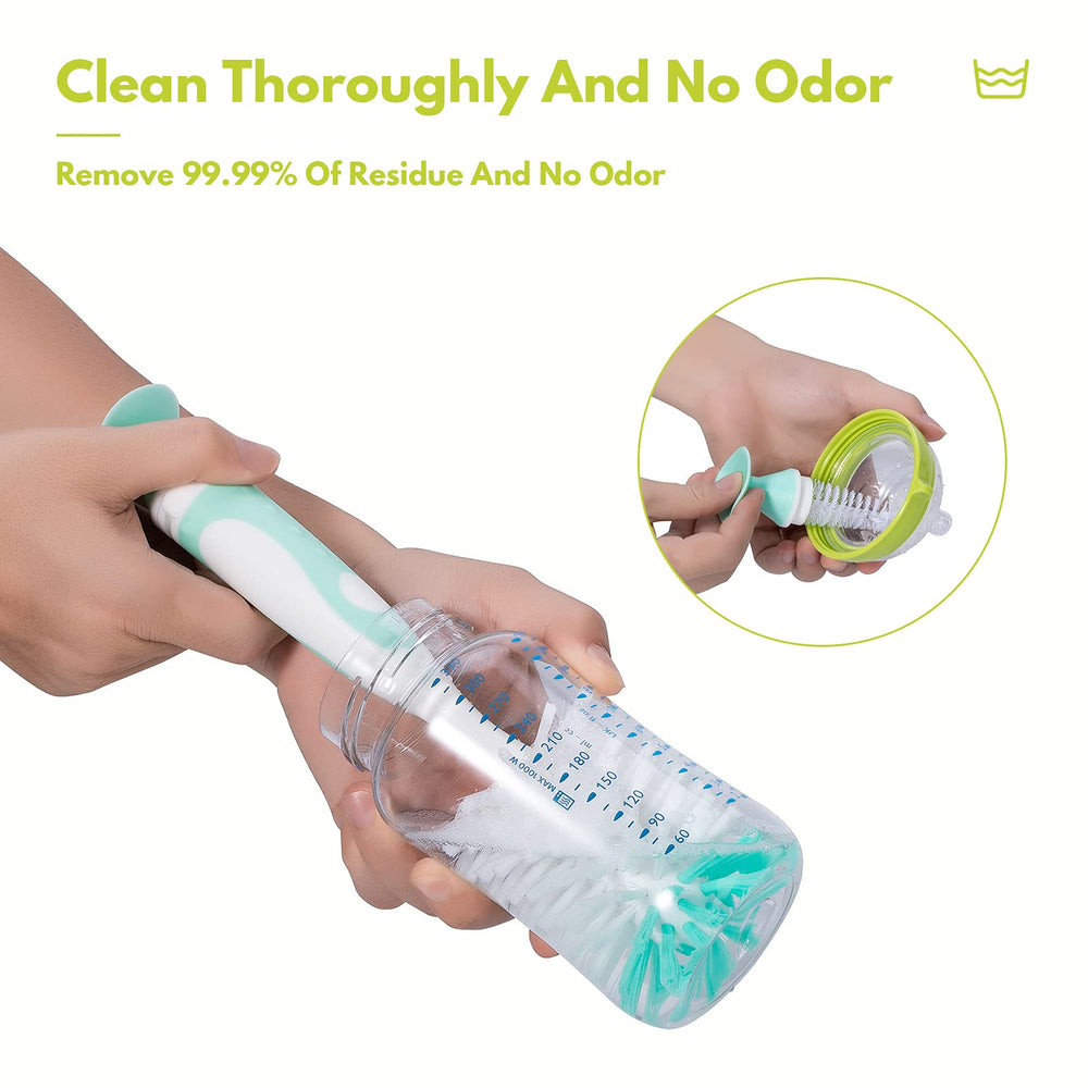 CareBabyMore nipple cleaner base with suction keeps brushes dry