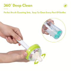 CAREBABYMORE replacement brush head compatible design for extended bottle cleaning performance.