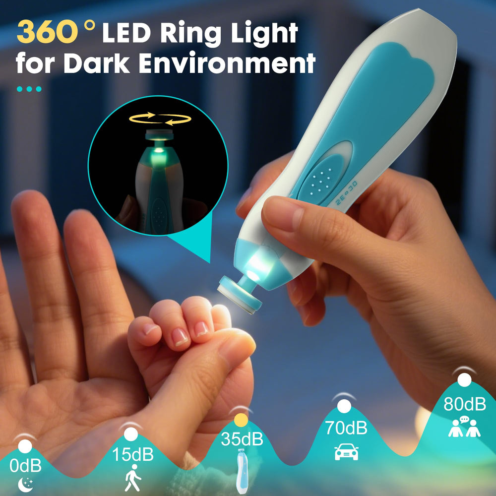 CareLAX ultra-quiet motor allows grooming while baby sleeps