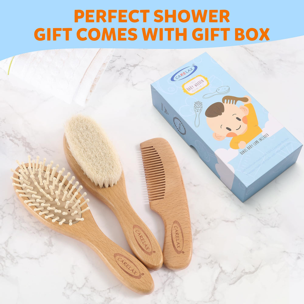 CARELAX Cradle cap prevention scenario with daily gentle brushing