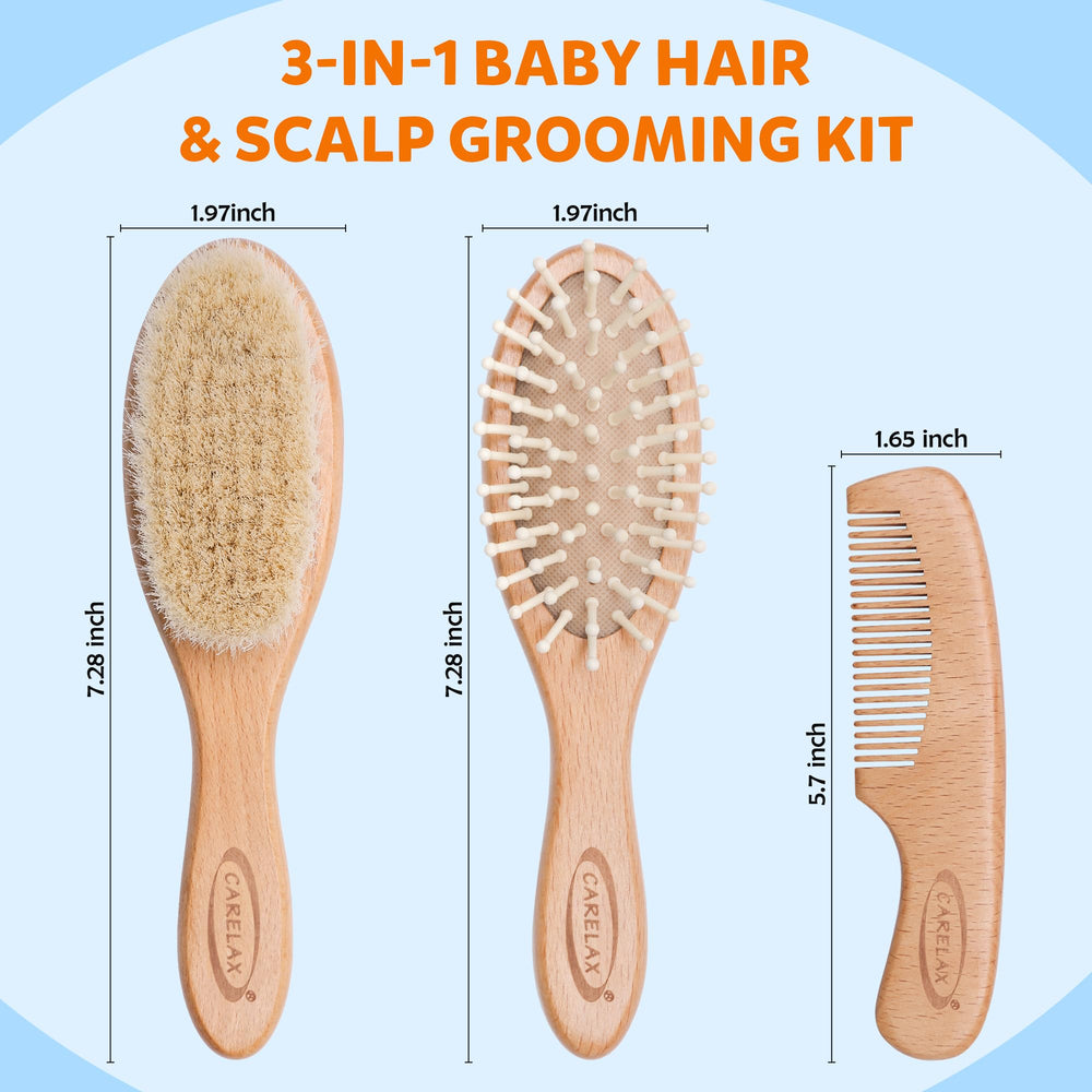 CARELAX Scalp massage during bath time for relaxation