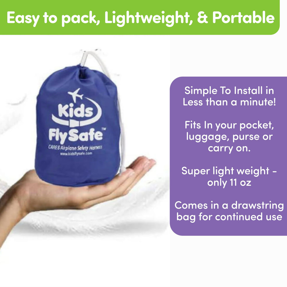 CARES is FAA-approved safety device for air travel with kids