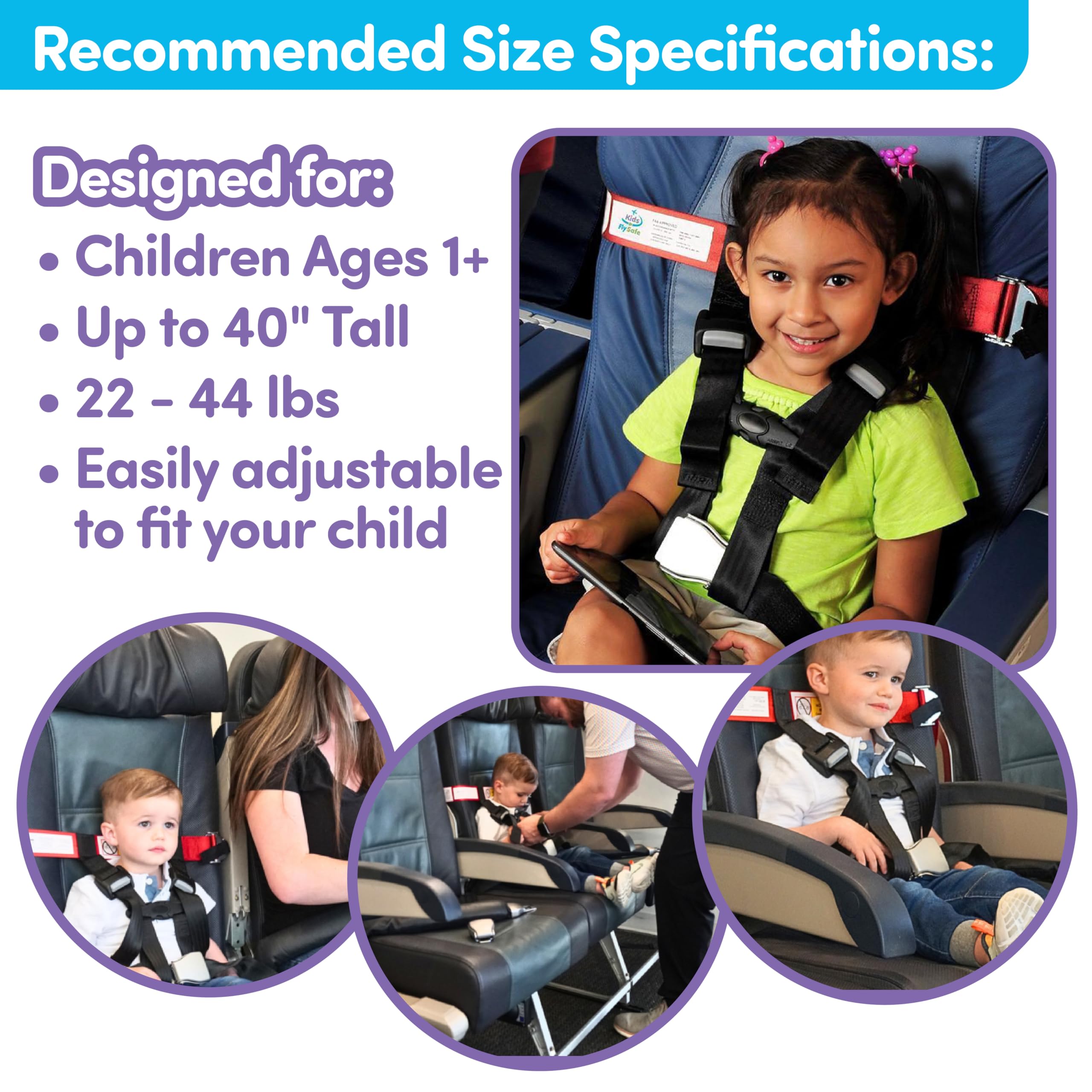 CARES harness in pocket demonstrates compact portability for travel