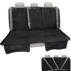 Caricar car seat protector waterproof backseat cover shields fabric and leather seats from spills.