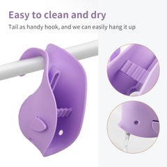 CAROFAFA educational whale design engages toddlers during bath time.