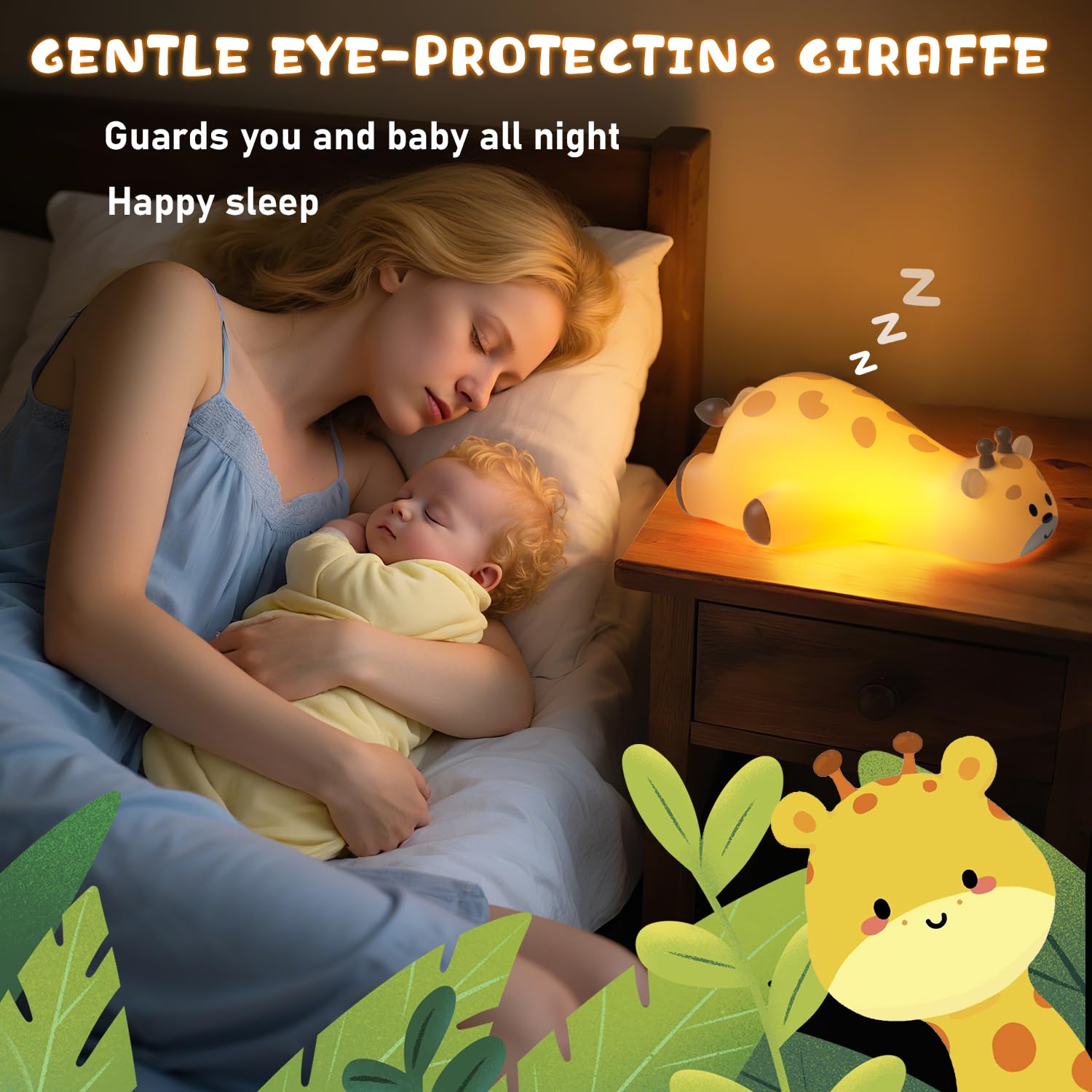 Carry360 gift-ready giraffe night light for holidays.