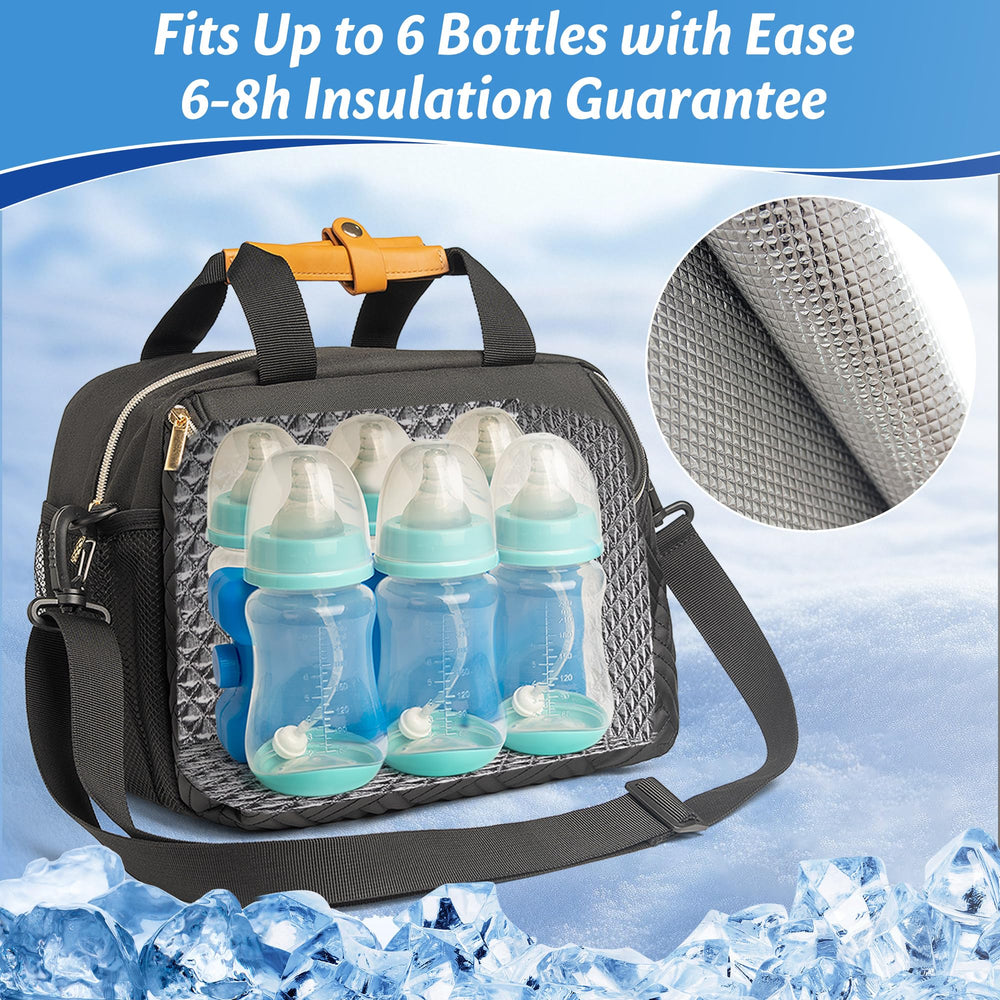 CarryWise wearable pump bag water-resistant exterior protects gear during daily use