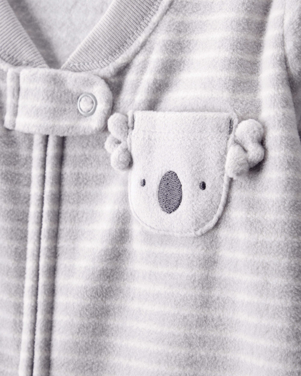 Carter's koala-applique on sleep bag adds playful detail for bedtime routines.