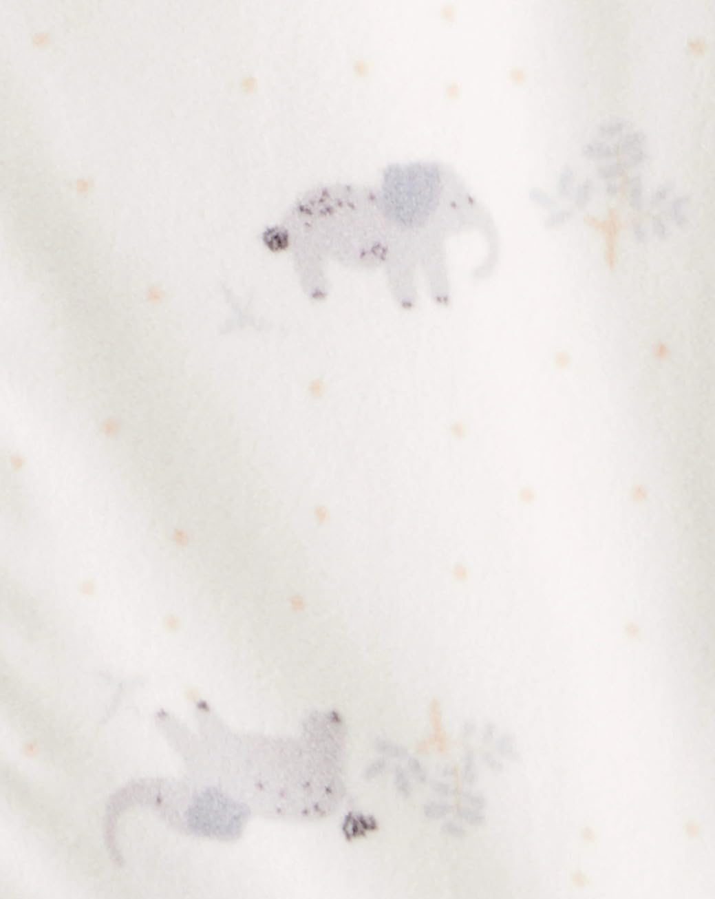Carter's sleep bag side view highlights wiggle-friendly design and warmth.